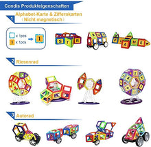 Load image into Gallery viewer, Condis 120Pcs Magnetic Building Blocks Set - Condistoys
