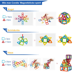 Condis 42Pcs Magnetic Building Blocks Set - Condistoys